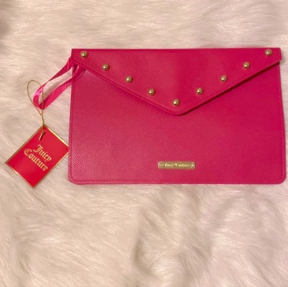 Juicy Couture Pink Clutch Bag - Picture 1 of 10